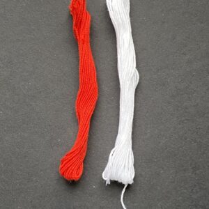 Embroidery Cotton Threads for Heart-Shaped Macrame Woven Bracelet