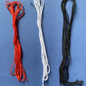 Embroidery Cotton Threads for Macrame Woven Bracelet - Red Wristband