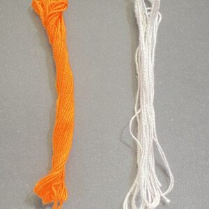 Embroidery Cotton Threads for Macrame Woven Bracelet (Teeny-Tiny Heart Pattern)
