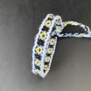 Macrame Bracelet Tutorial & Braid Pattern - Yellow Chamomile Pattern
