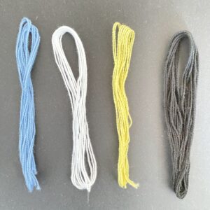 Embroidery Cotton Threads for Macrame Woven Bracelet - Yellow Chamomile